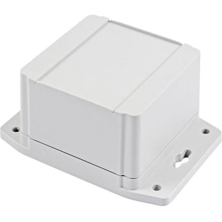 Hammond Electronics 1555EF42GY Universele behuizing 90 x 90 x 62 ABS Lichtgrijs 1 stuk(s)