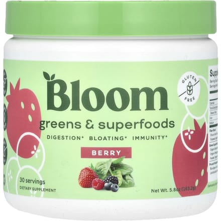 Bloom, légumes verts et superaliments, baies, 160 g (163,2 g)