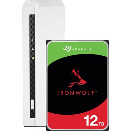 QNAP TS-133 + Seagate Ironwolf 12TB