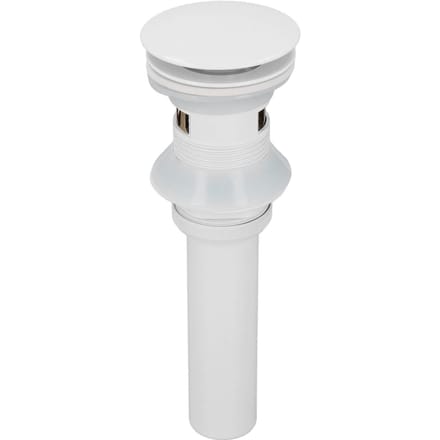 Bouchon de vidange pop-up Pression Rebond Désodorisation Bonde d'évier de salle de bain pour la maison Blanc Avec trou white