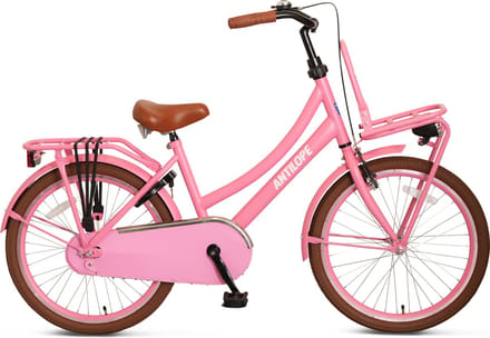 Antilope Mini Cargo Transport 22 Inch Meisjesfiets Roze