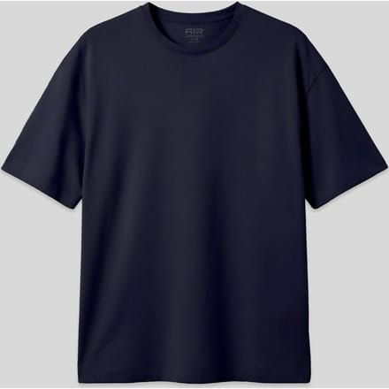 Overmaatse Katoenmix Crew Neck T-Shirt