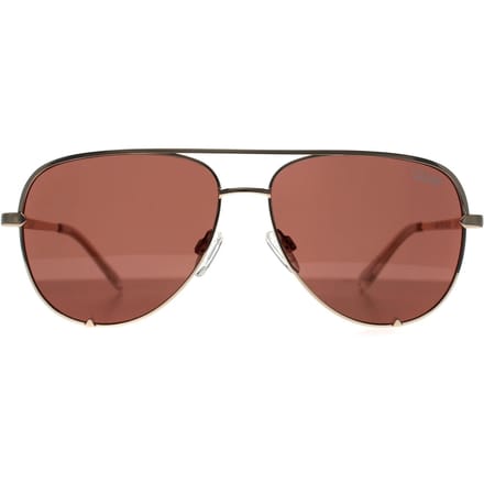 Quay High Key Micro GLD goudbruin zonnebril