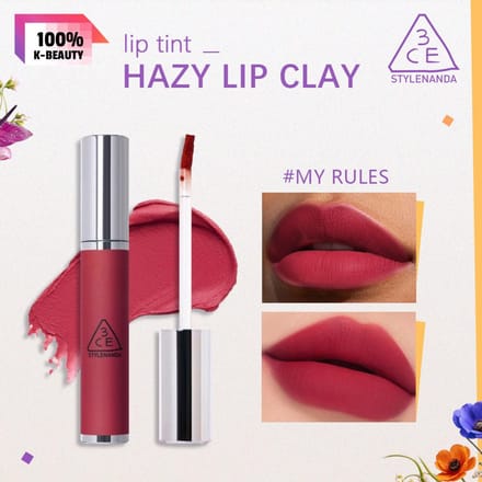 3CE HAZY LIP,Velvet Blur Lip 4g/0.141oz (10 choix de couleurs) 4g/0.141oz