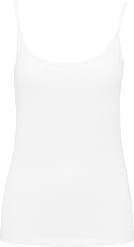 Kariban Dames/dames Strappy Tank Top (Wit)