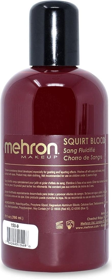 Mehron Spuit Bloed Light Arterial /Licht Slagaderlijk - 266 ml