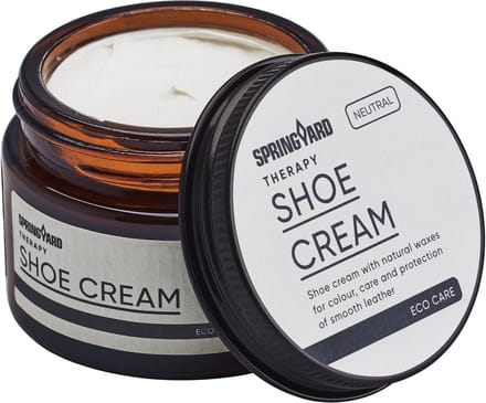 Springyard Therapy Shoe Cream Neutral - Schoenpoets neutral - schoencrème voor glad leer - pot 50ml