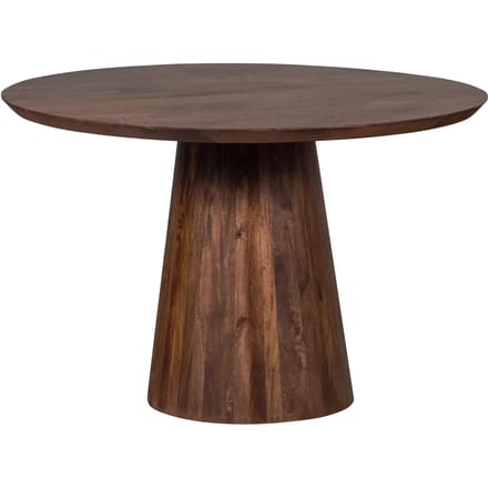 WOOOD Limit Eetkamertafel - Mangohout - Walnoot - 76x130x130