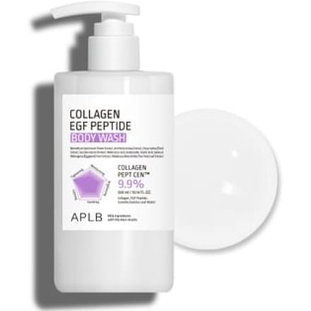 APLB, Gel douche corporel au collagène, EGF et peptides, 300 ml (10,14 onces liquides) white