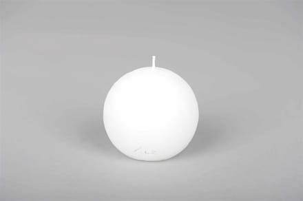 Rasteli Luz Your Senses Kaars- Bolkaars Wit D 8 cm