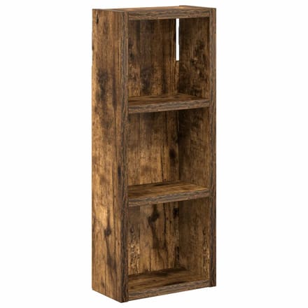 vidaXL - Badkamer - wandkast - Gerookte - Eik - 20 - x - 10 - x - 50 - cm