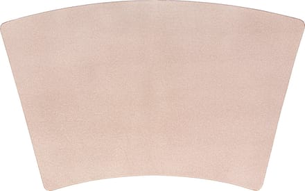 Krumble Placemat - Onderlegger - Diner tafel placemat - Bord onderlegger - PU Leer - Goud - 50 x 29 cm