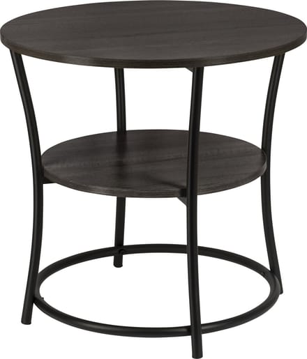 ERRO Bijzettafel Rond - Ø55 x H55cm - zwart