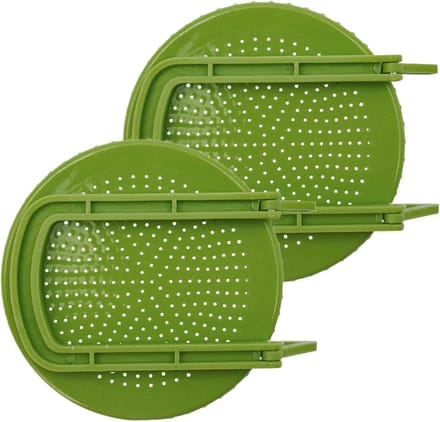 Kiemdeksels - Kweekdeksels - Thuis kiemen - Herbruikbaar en met standaard - 2 stuks - Groen