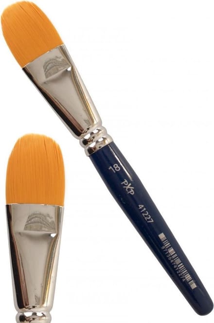 PartyXplosion Schmink / Body Paint Penseel Filbert 2,5 cm maat 18