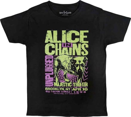 Alice In Chains - Unplugged Dog Heren T-shirt - M - Zwart