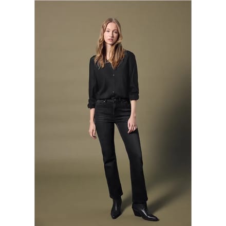 V-hals blouse met knopen