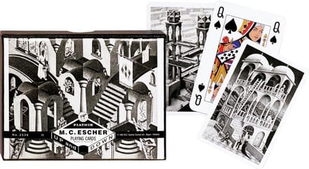 Piatnik Escher Up & Down Speelkaarten - Double Deck