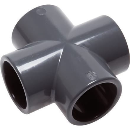 PVC Kruisstuk Lijmmof 75x89mm