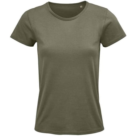 SOLS Dames/Dames Kruisvaarder T-Shirt (Kaki Groen)