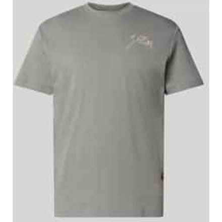 T-shirt met labelprint