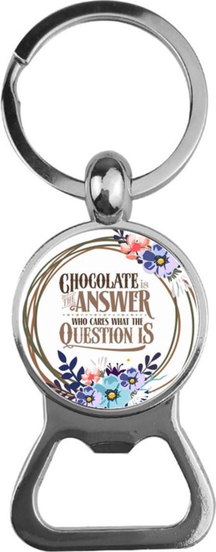 Bieropener Glas - Chocolate Is The Answer