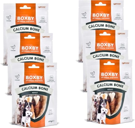 Proline Boxby Calcium Bone Beender&Calcium - Hondensnacks - 6 x 100 g