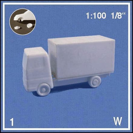 Schulcz Maquettebouw Vrachtwagen 1:100 1st wit