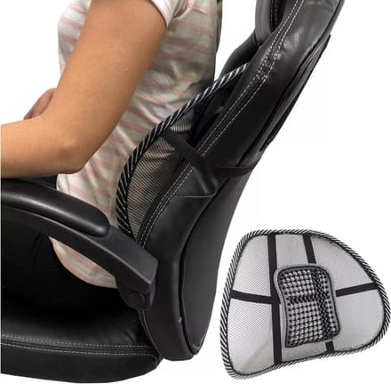 Ergonomische Rugsteun Bureaustoel & Auto - Rugkussen Onderrug – Postuur Houding Corrector
