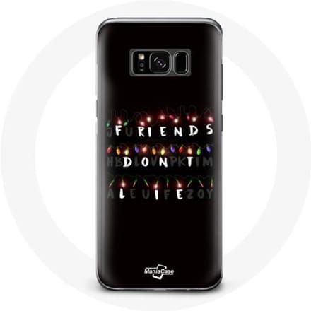 Coque - MANIACASE - Samsung Galaxy S8 - Souple - Noir - Stranger Things