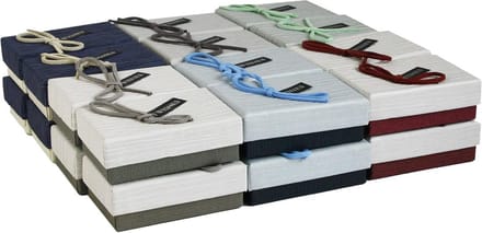 Set van 48 Geschendozen in Verschillende Kleuren - Kartonnen Cadeaudoosjes met Deksel en Spons