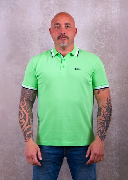 Hugo Boss poloshirt korte mouw groen