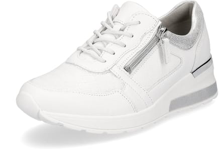 Waldläufer dames sportschoenen wit zilver 9