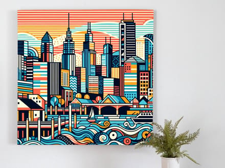 Kunstprint | Wanddecoratie | Forex | 60 × 60 cm
