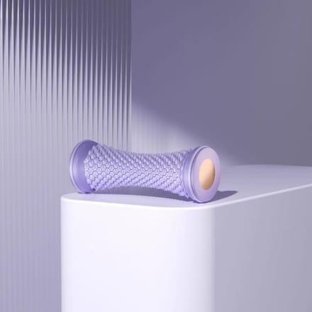 1 stuks Plastic Yoga Spier Massage Roller Voet Trainingsapparaat Multifunctionele Voetroller voor Spiernetwerk Drainage paars