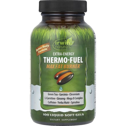 Irwin Naturals, Extra Energy Thermo-Fuel Max Fat Burner™, 100 vloeibare softgels