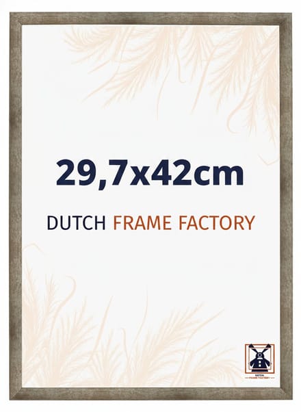 Fotolijst A3 29,7x42 cm - MDF - Metaal Vintage - Benno
