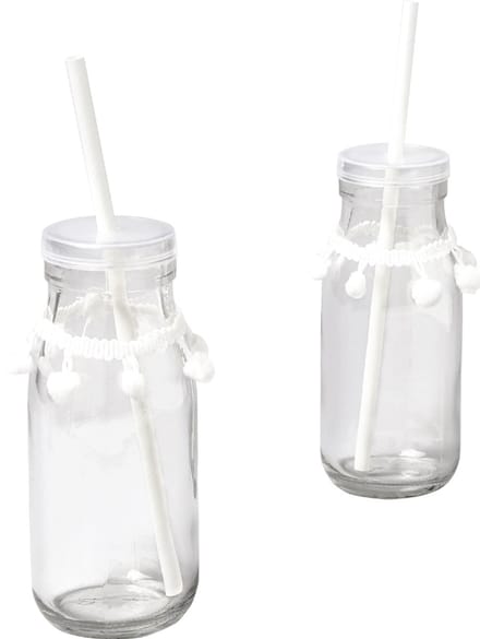 Folia papieren rietjes, ophangbaar doosje van 25 stuks, kraft