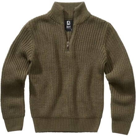 Brandit - Marine Troyer Kinder Pullover/trui - Kids 122/128 - Groen