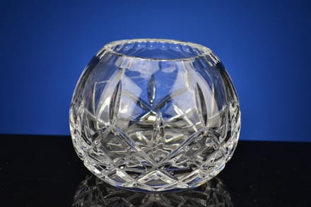 Luxe Kristallen Waxinelichthouder – Rond en Elegant Design