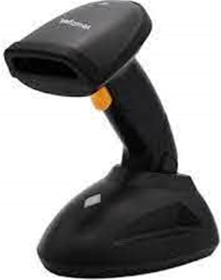 Draadloze 1D Barcode Scanner met USB en Handmatige/Voet Bediening