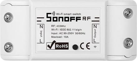 Sonoff RFR2 WIFI Smart switch met RF433 control