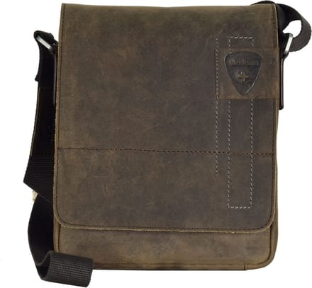 Strellson Richmond Schoudertas Leer 22 cm - Unisex, Jongens - dark brown