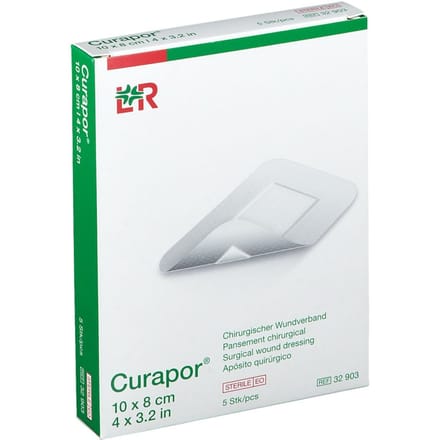 Curapor Verband Adh Steriel 10cm x 8cm 32903 5 Pleister