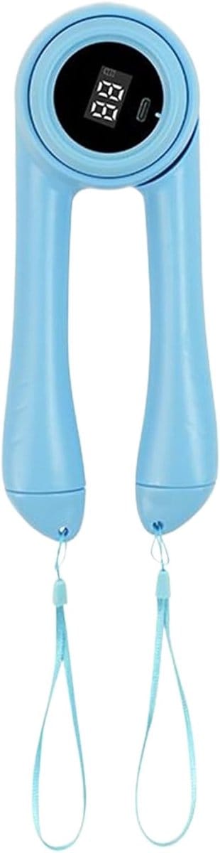 Arm Trainer - Krachtapparaat - Spierversteviging Thuis - Digitale Teller - 24 cm - Blauw