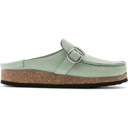 Damesklompen van nubuckleer Birkenstock Buckley