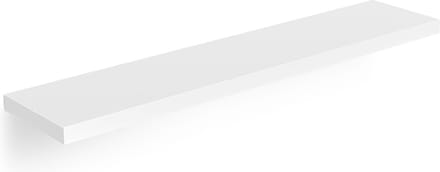 Casaria Wandplank Zwevend - 110 cm 15kg Belastbaar - Mat Wit