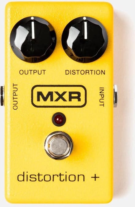 MXR M104 Distortion + - Distortion pedaal - Geel
