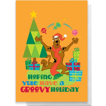 Scooby Doo Hoping Yule Have A Groovy Holiday Greetings Card - Standard Card