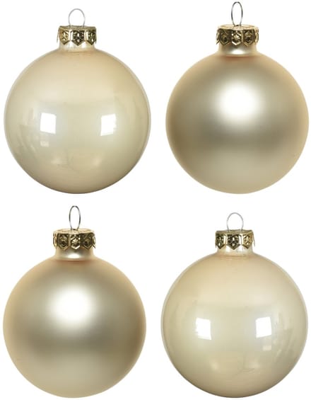 Decoris kerstballen - 10 stuks - 6cm - Glas